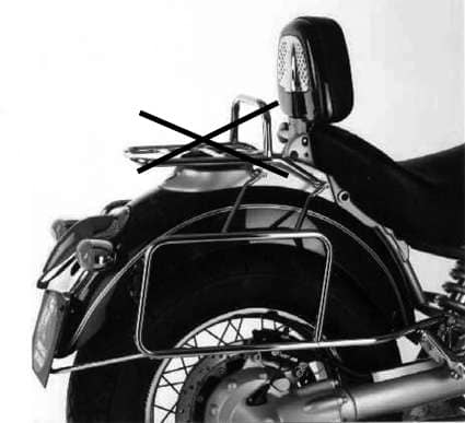 Hepco & Becker Sidecarrier permanent mounted chrome for BMW R 850 C (2000-2004)/R 1200 C (1997-2004)