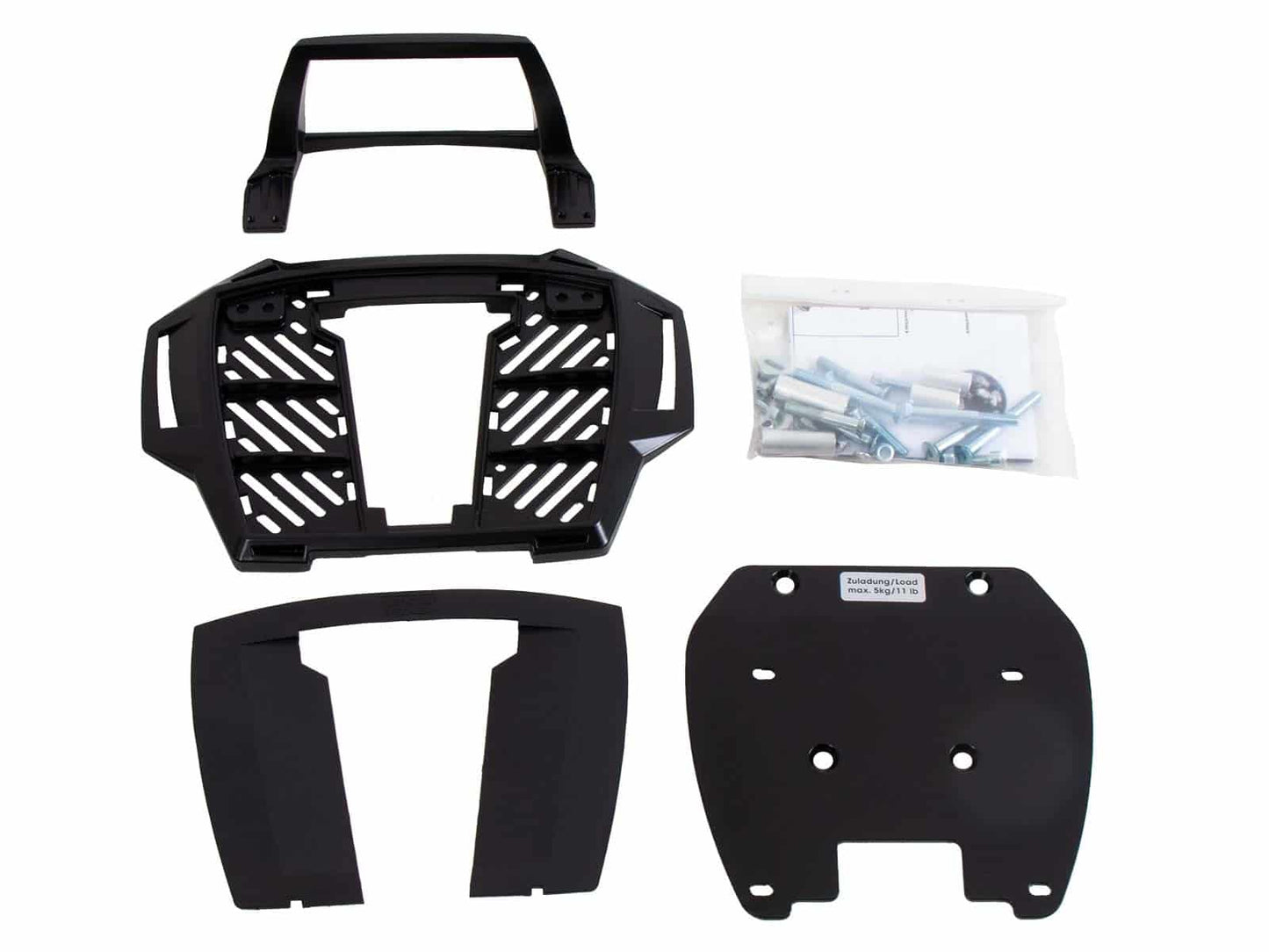 Hepco & Becker Alurack top case carrier black for BMW F 800 GS (2008-2018)