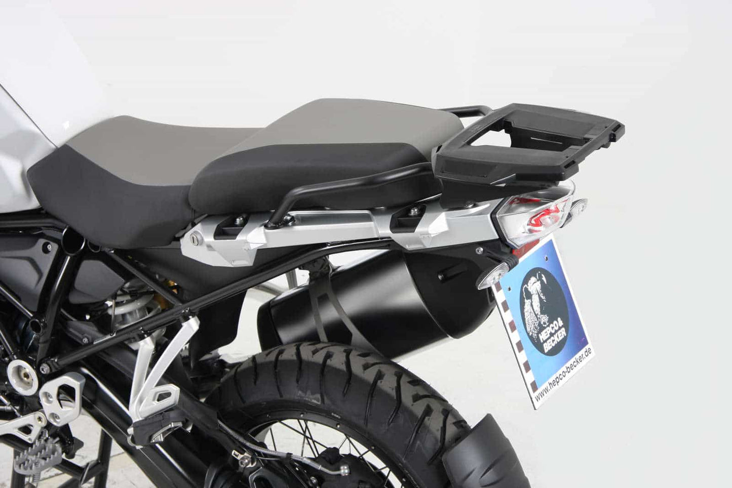 Hepco & Becker Alurack top case carrier black for BMW R 1200 GS Adventure (2014-2018)