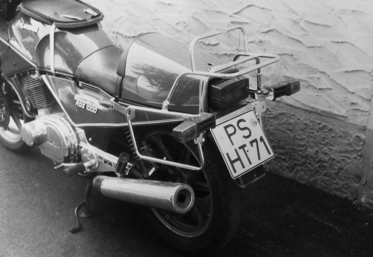 Hepco & Becker Complete carrier set (side- and topcase carrier) black for Laverda 1000 RGS (1983)