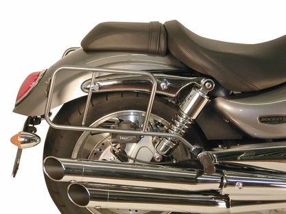 Hepco & Becker Sidecarrier permanent mounted chrome for Triumph Rocket III (2004-2010)