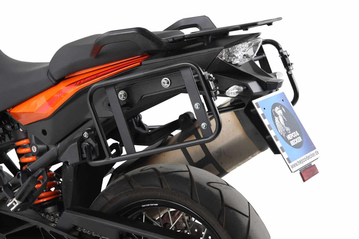 Hepco & Becker Sidecarrier Lock-it black asymmetric  for KTM 1190 Adventure / R / 1290 Super Adventure (2015-2020)