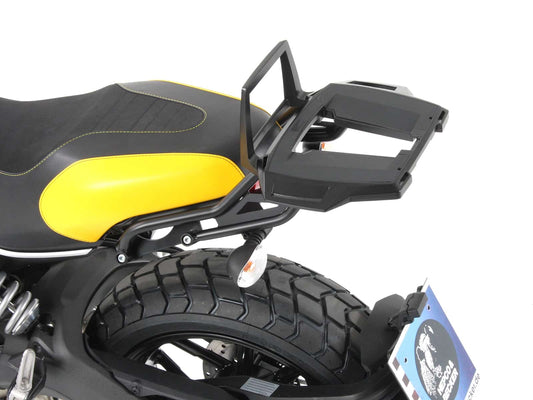 Hepco & Becker Alurack top case carrier black for Ducati Scrambler 400 Sixty2 (2016-2020)