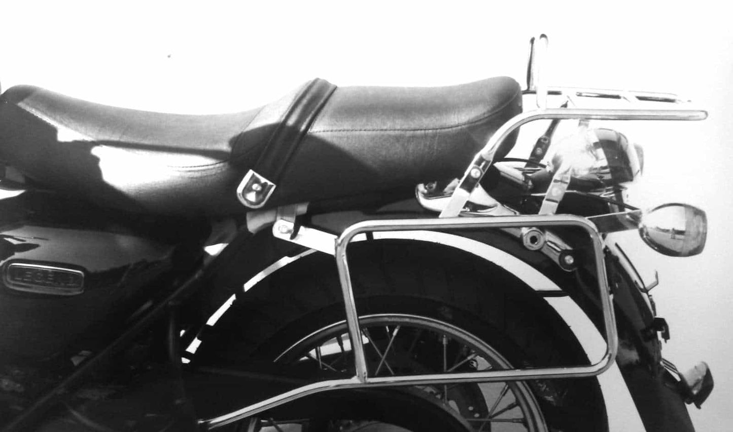 Hepco & Becker Complete carrier set (side- and topcase carrier) chrome for Triumph Legend TT (1999-2001)/Thunderbird (1999-2003)