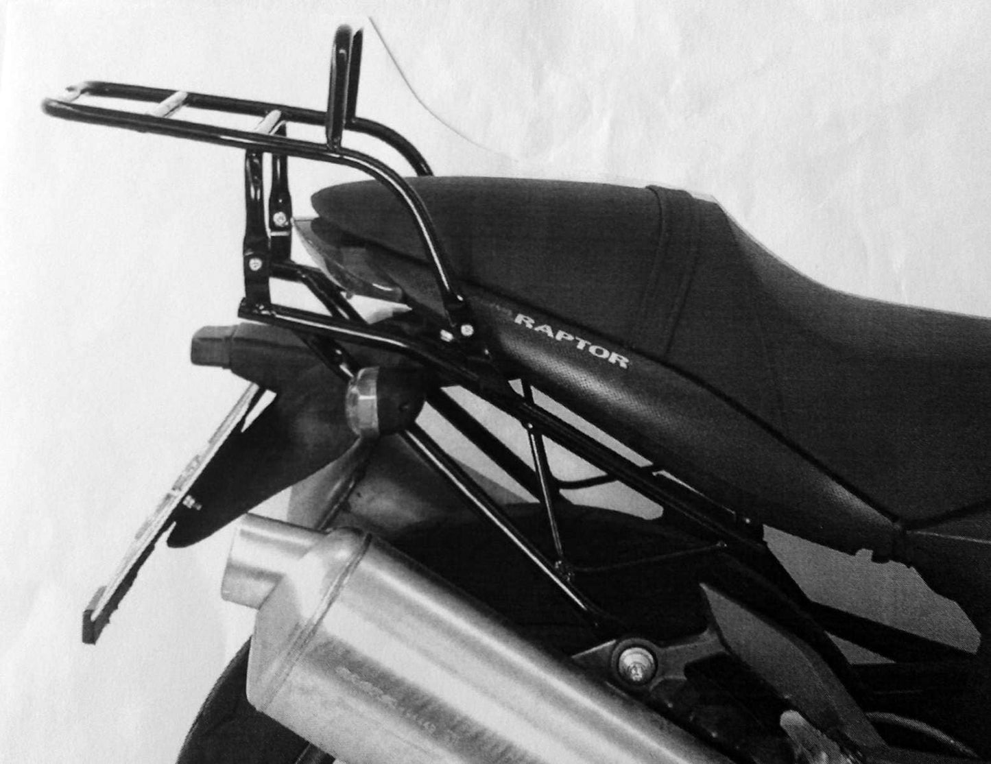 Hepco & Becker Topcase carrier tube-type black for Cagiva Raptor 650 (2000-2007)/Raptor 1000 (2000-2005)
