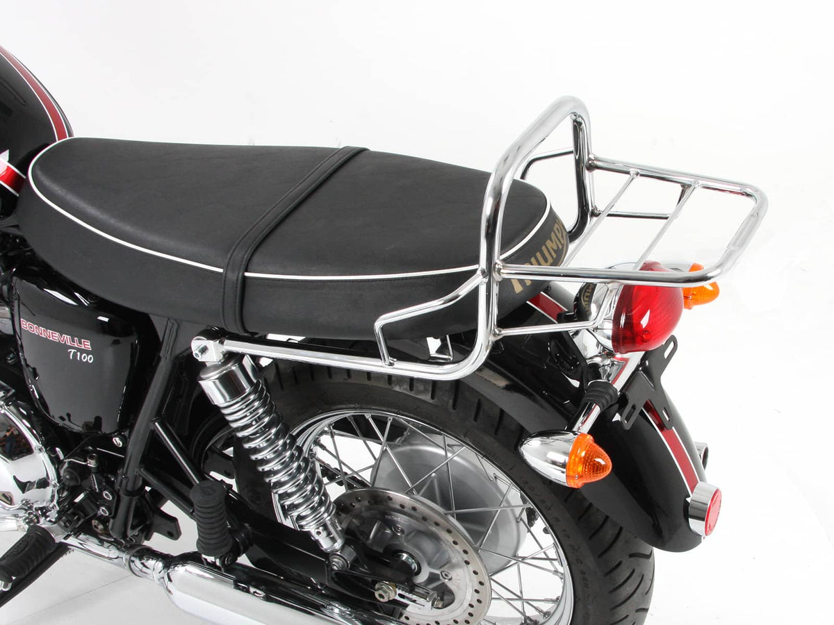 Hepco & Becker Topcase carrier tube-type chrome for Triumph Bonneville/T 100/SE (2002-2016)