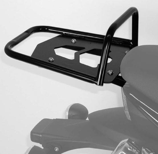 Hepco & Becker Topcase carrier tube-type black for Triumph Speed Triple 1050 (2006-2007)