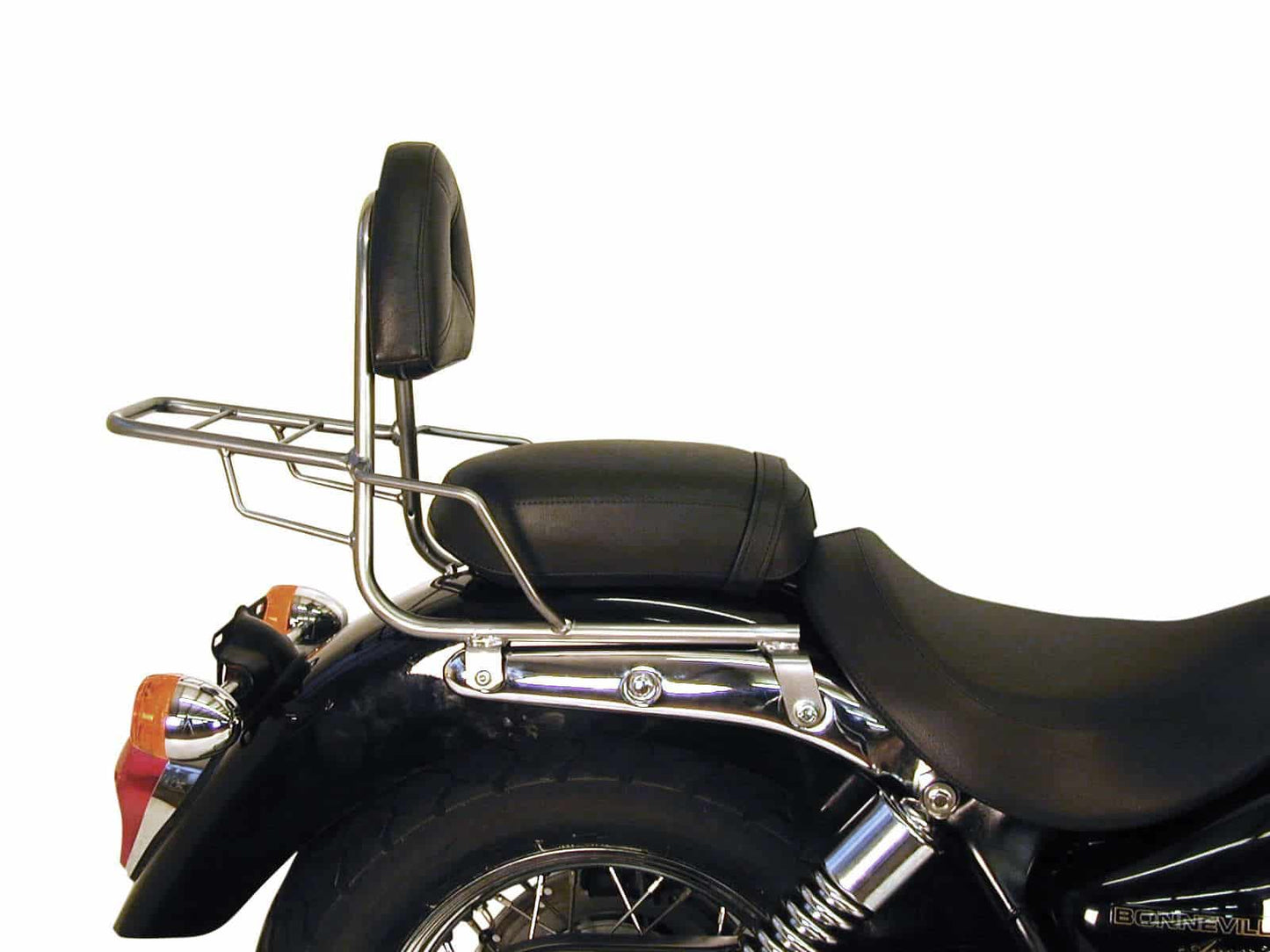 Hepco & Becker Topcase carrier tube-type chrome for Triumph Bonneville Amerika (2005-2010)