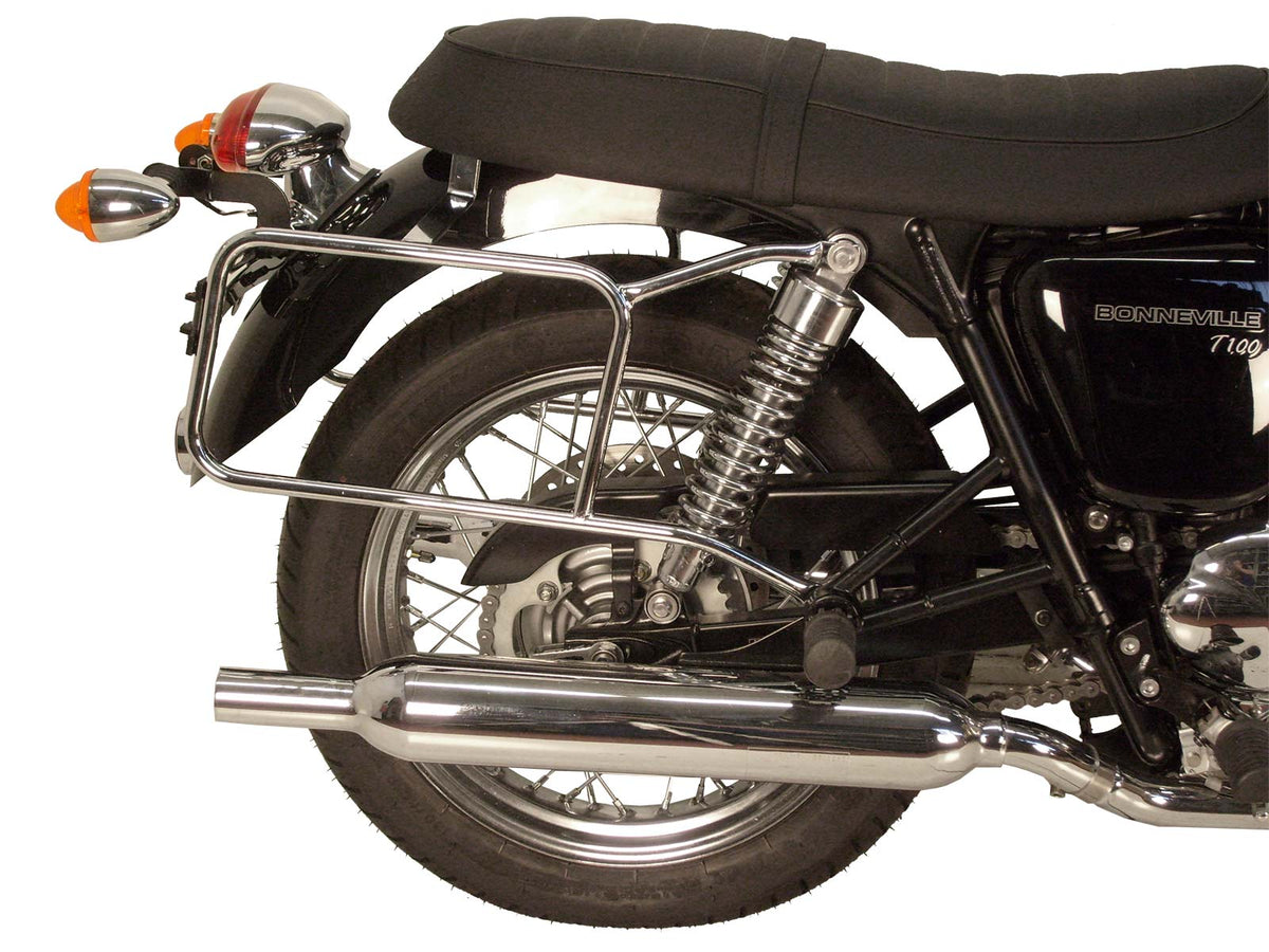 Hepco & Becker Sidecarrier permanent mounted chrome for Triumph Bonneville/T 100 (2002-2016)