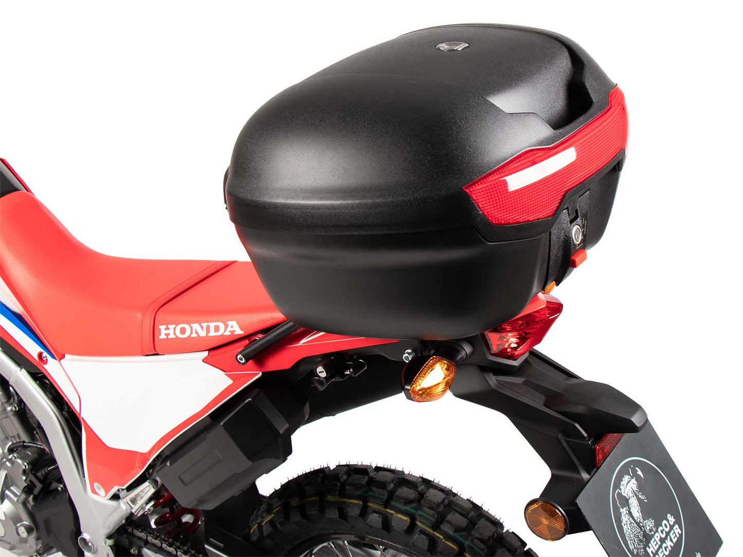 Hepco & Becker Topcase - Set Journey topcase 40 black incl. carrier for Honda CRF 300 Rally (2021-)