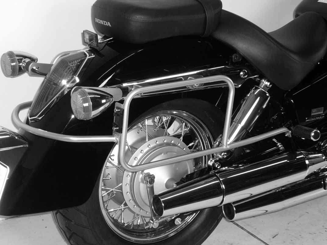 Hepco & Becker Sidecarrier permanent mounted chrome for Honda VT 750 Shadow (2008-)