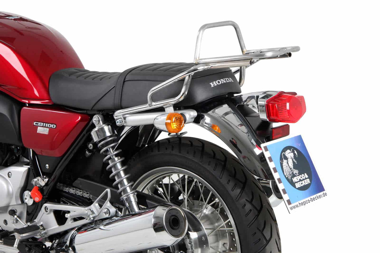 Hepco & Becker Topcase carrier tube-type chrome for Honda CB 1100 EX (2014-2016)