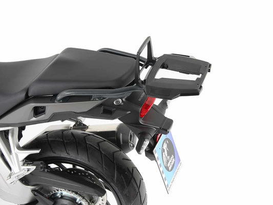 Hepco & Becker Alurack top case carrier anthracite/black for Honda VFR 800 X Crossrunner (2015-2020)