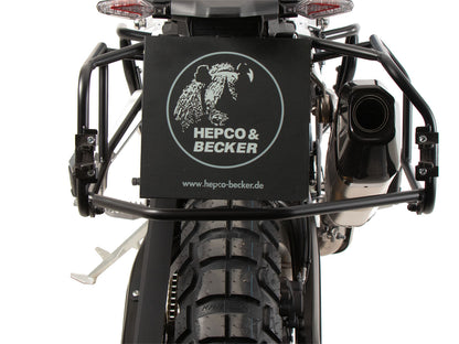 Hepco & Becker Side carrier Cutout black for Xplorer Cutout cases 40/37 for BMW F 900 GS (2024-)