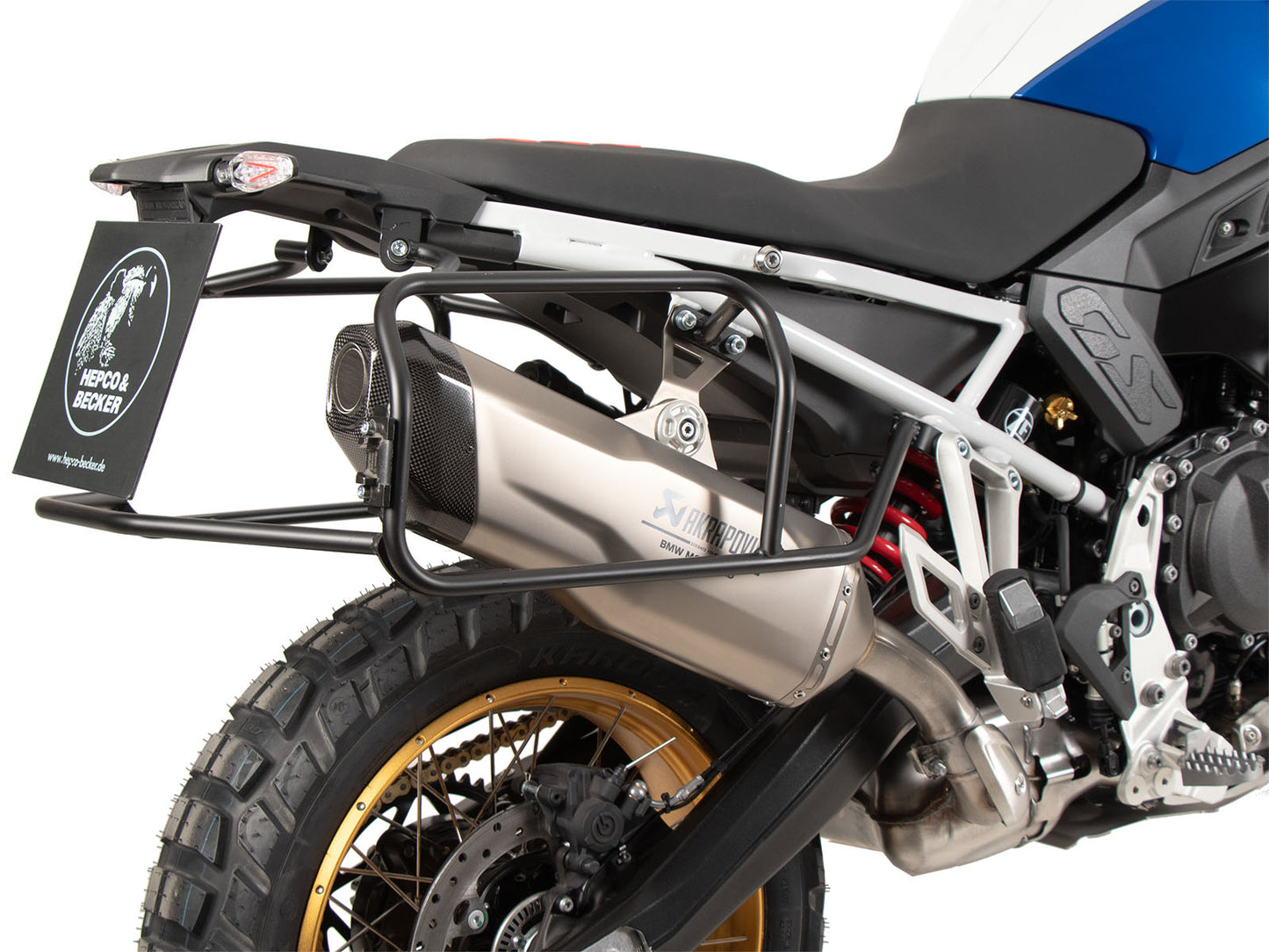 Hepco & Becker Side carrier Cutout black for Xplorer Cutout cases 40/37 for BMW F 900 GS (2024-)
