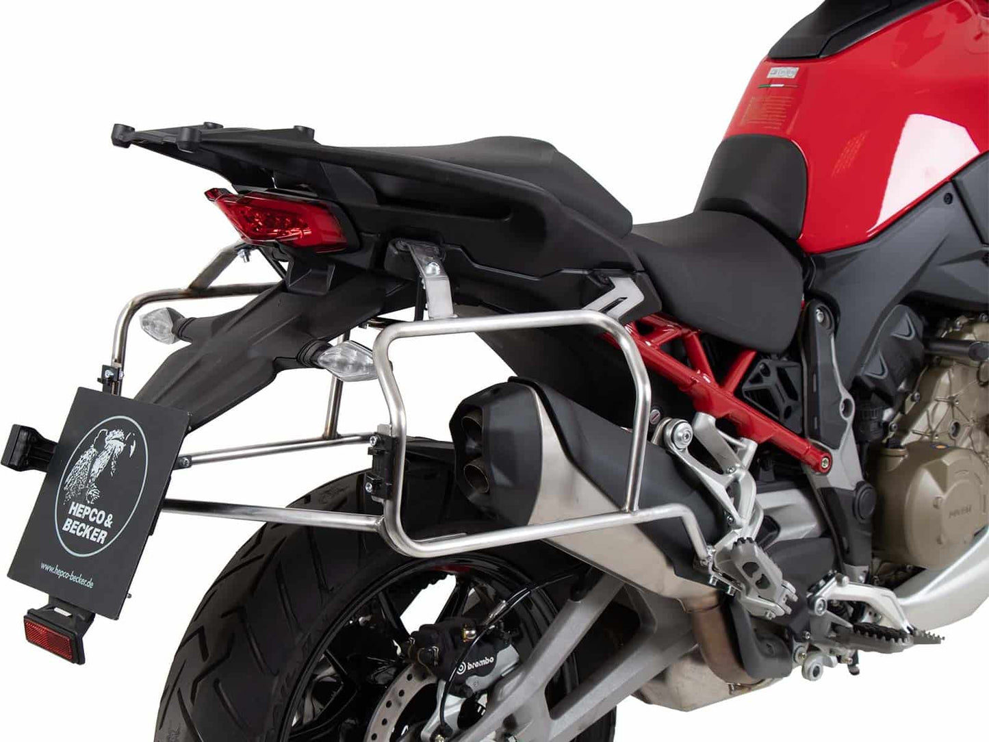 Hepco & Becker Side carrier Cutout for Xplorer Cutout cases for Ducati Multistrada V4 / S / S Sport (2021-2024) / Rally (2023-2024)