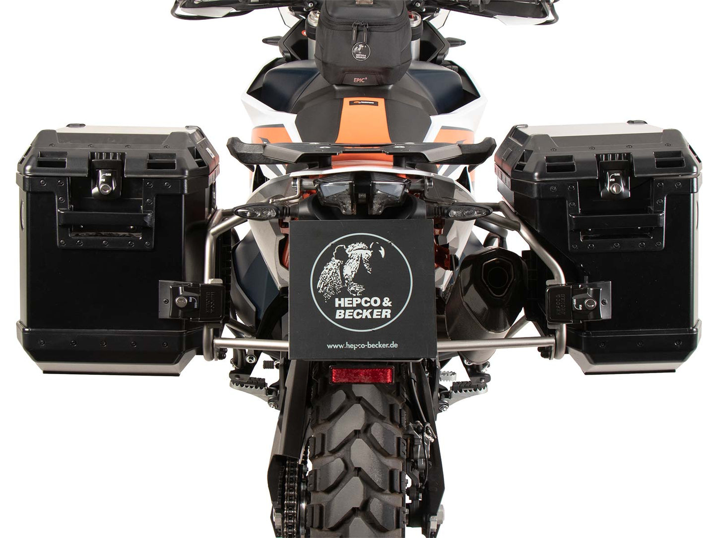 Hepco & Becker Side carrier Cutout for Xplorer Cutout cases 40/37 for KTM 890 Adventure / R / Rally (2023-)