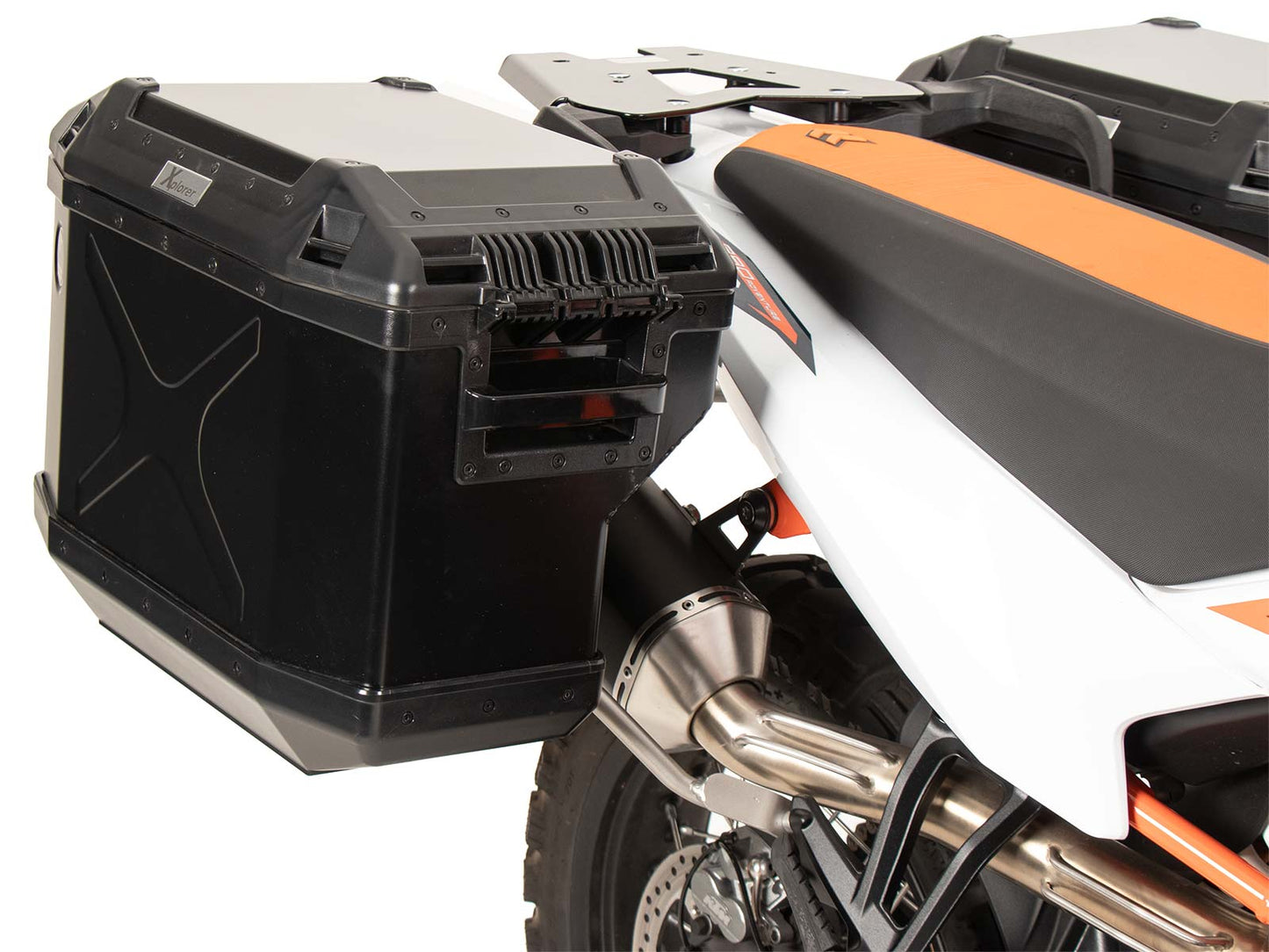 Hepco & Becker Side carrier Cutout for Xplorer Cutout cases 40/37 for KTM 890 Adventure / R / Rally (2023-)