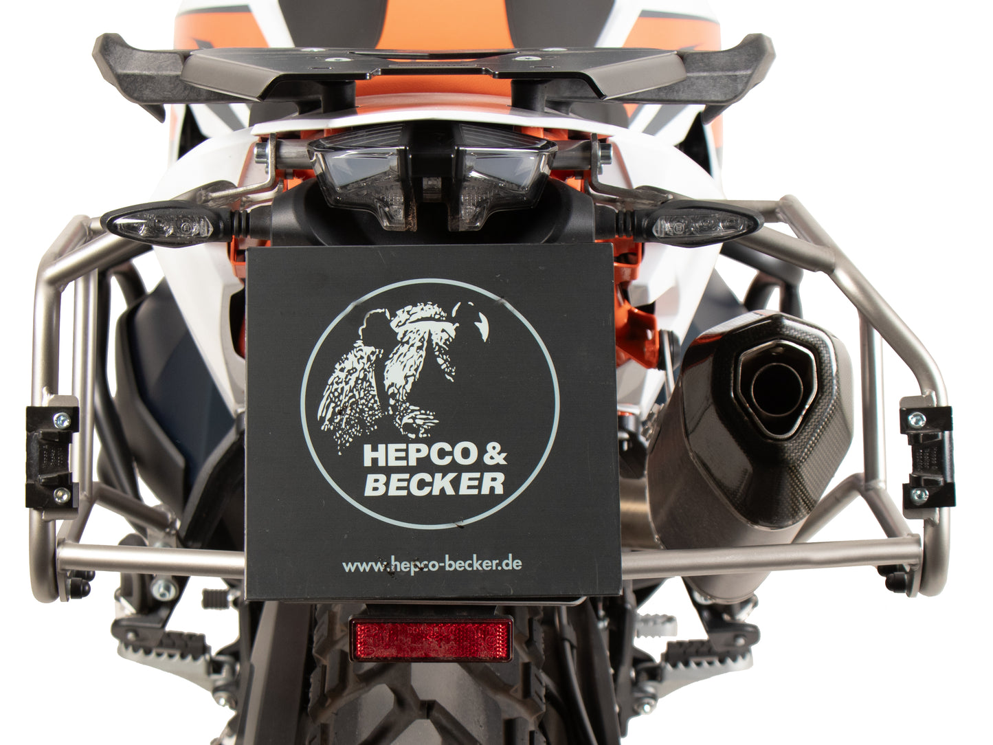 Hepco & Becker Side carrier Cutout for Xplorer Cutout cases 40/37 for KTM 890 Adventure / R / Rally (2023-)