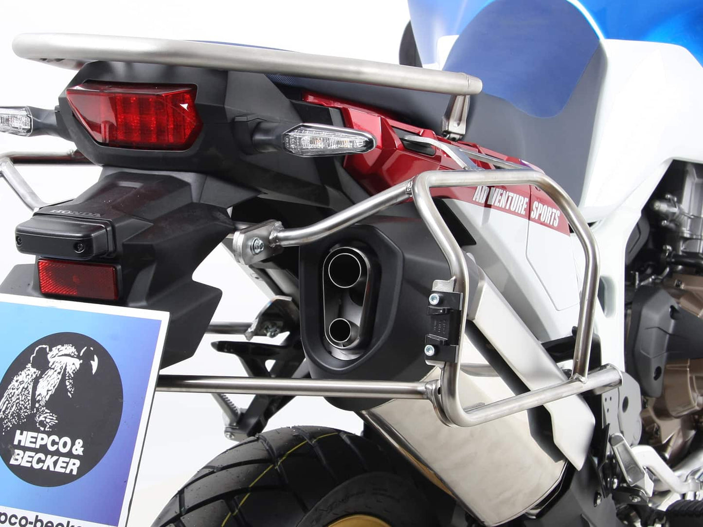 Hepco & Becker Side carrier Cutout for Xplorer Cutout cases 40/37 for Honda Africa Twin Adventure Sports/DCT (2018-2019)