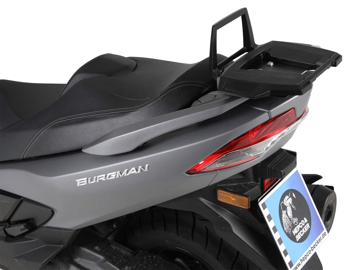 Hepco & Becker Alurack topcasecarrier black for Suzuki AN 400 Burgman (2017-)