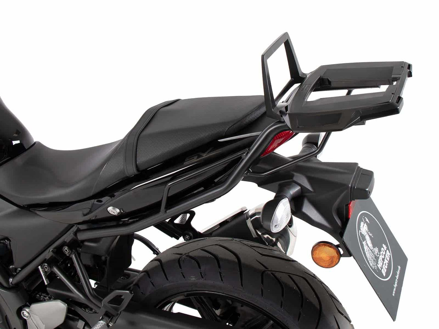 Hepco & Becker Alurack topcasecarrier black for Suzuki SV 650 X (2018-2025)