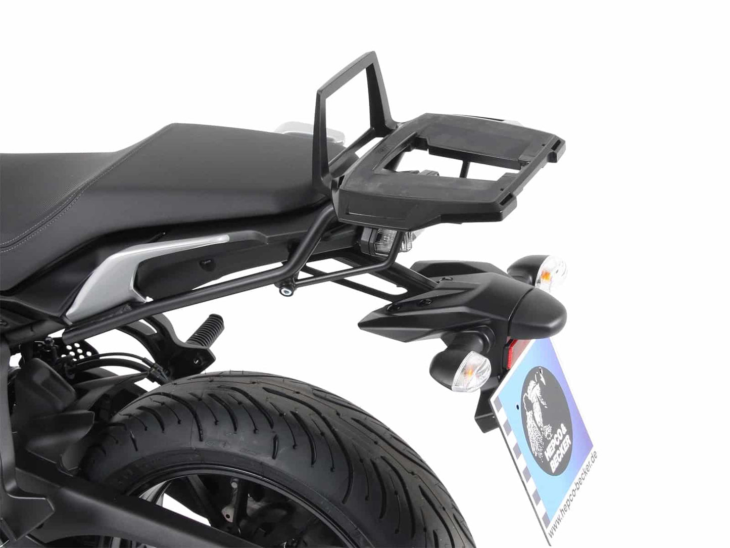 Hepco & Becker Alurack topcasecarrier black for Yamaha Tracer 7 (2021-2025)