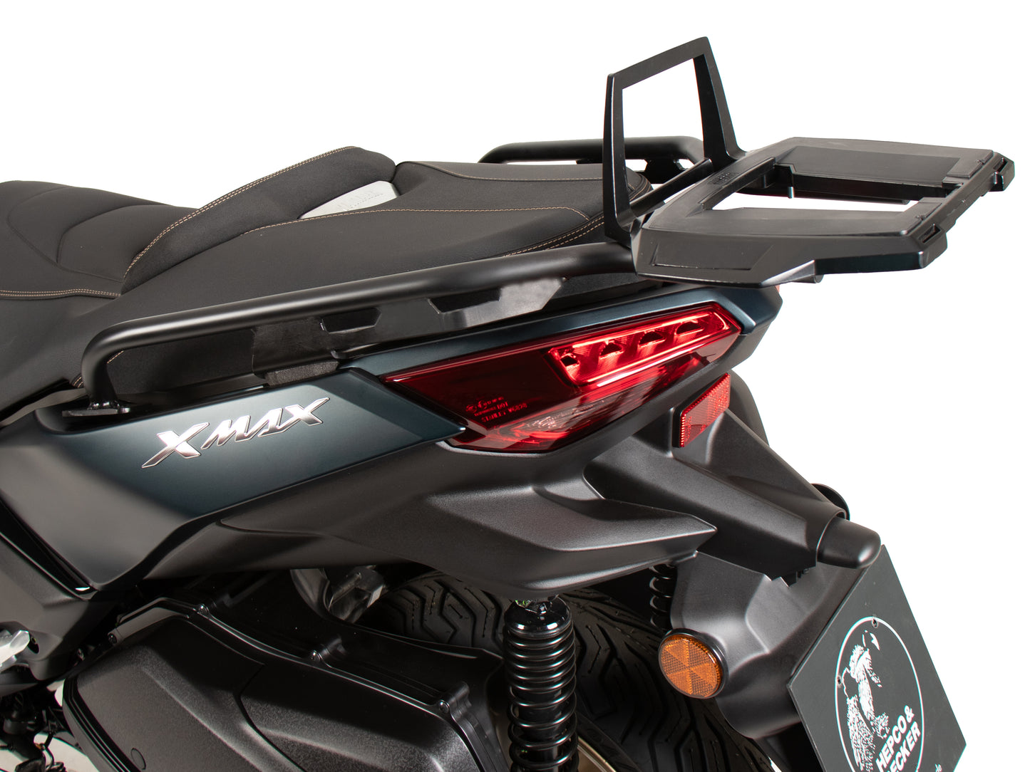 Hepco & Becker Alurack top case carrier black for Yamaha XMax 125 / 300 / Tech Max (2023-)