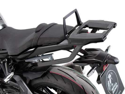 Hepco & Becker Alurack top case carrier anthracite/black for Yamaha MT-10 (2022-2024)