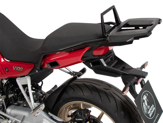 Hepco & Becker Alurack topcasecarrier black for Moto Guzzi V100 Mandello / S (2022-)