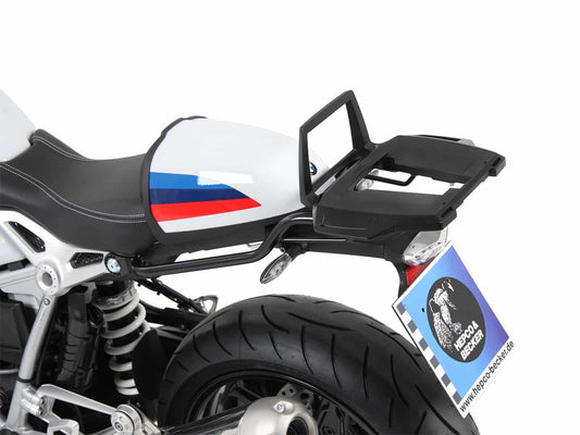 Hepco & Becker Alurack top case carrier black for BMW R nineT Racer (2017-2023)