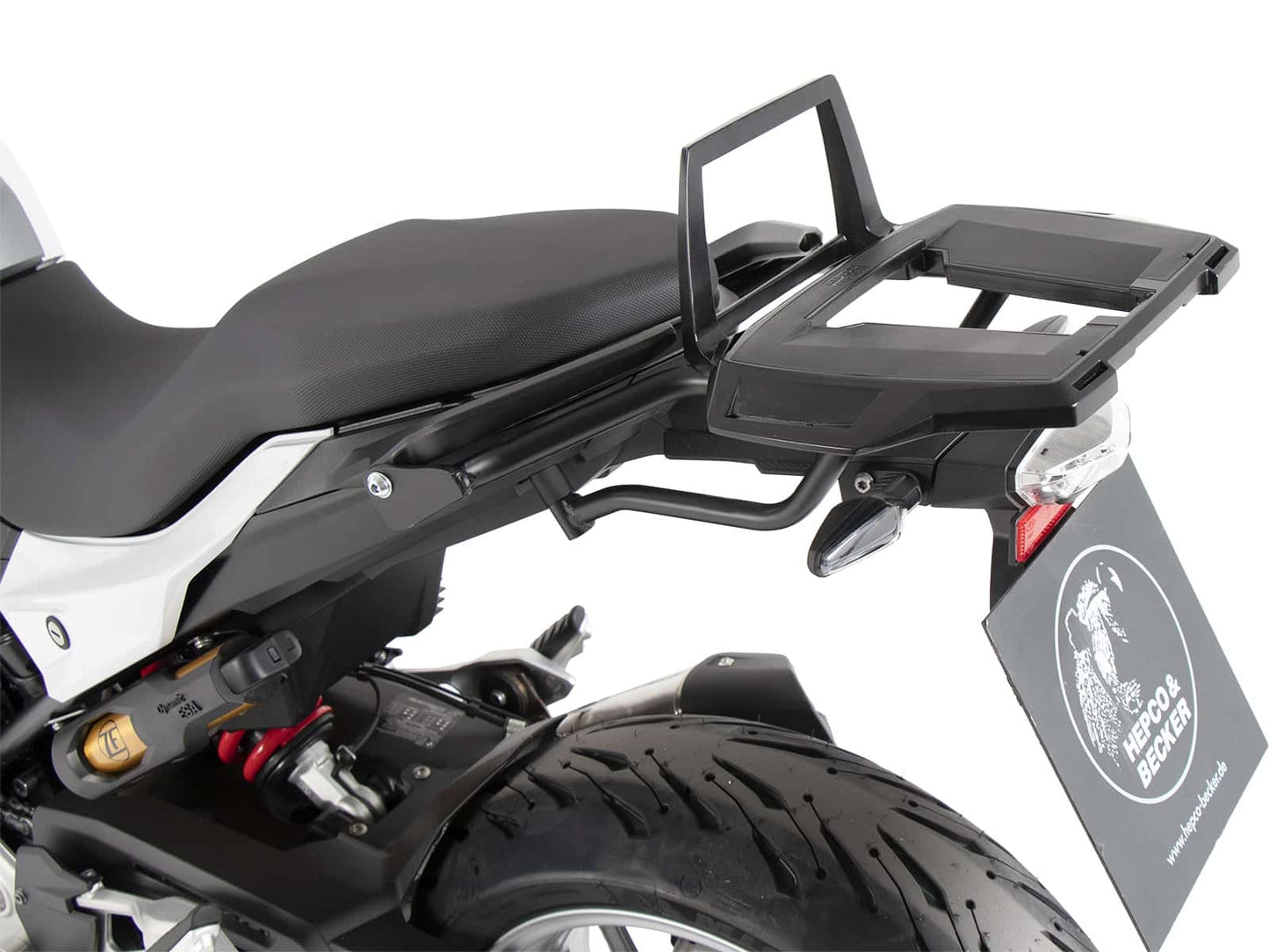 Hepco & Becker Alurack top case carrier black for BMW F 900 R (2020-2024)
