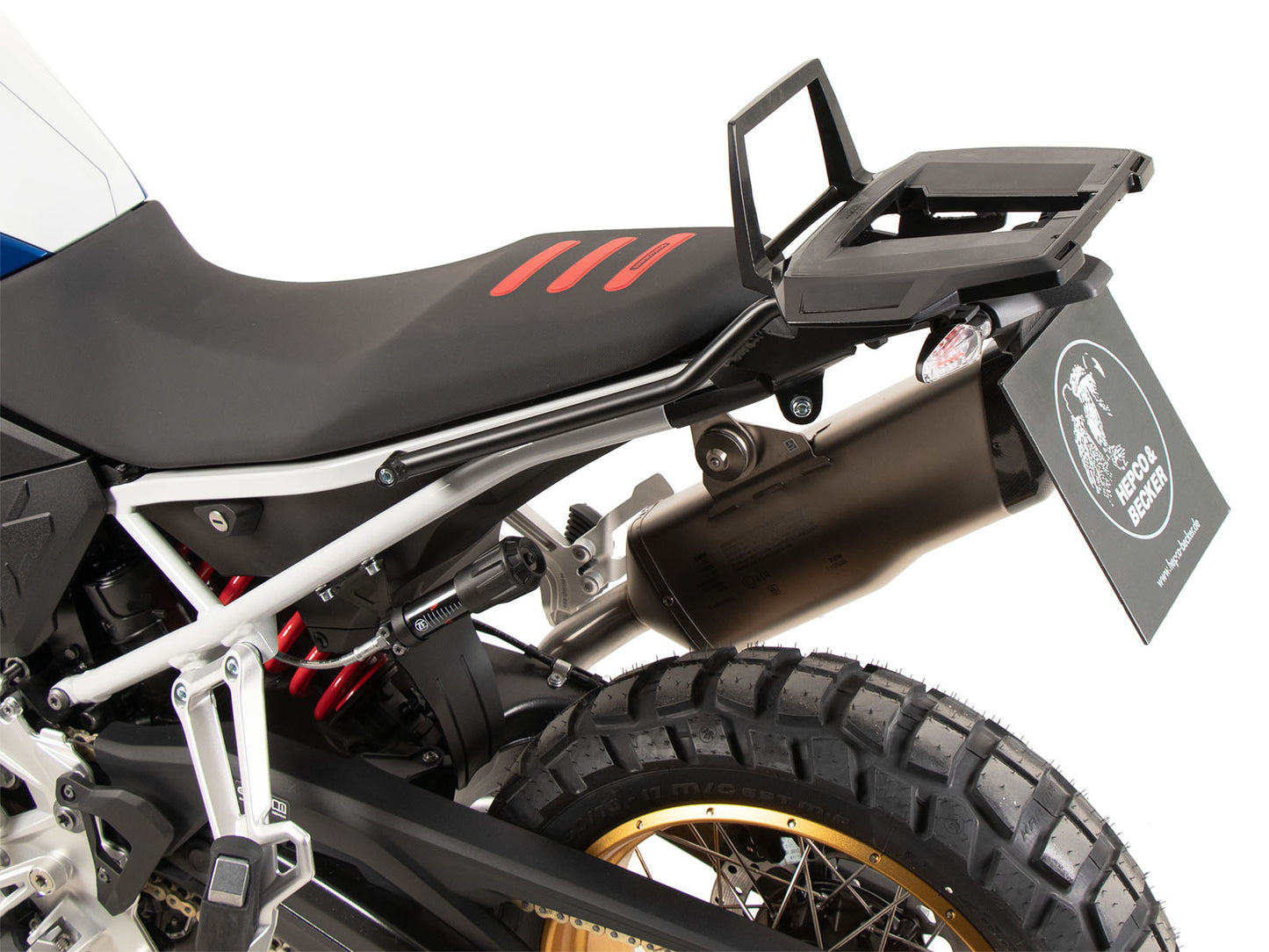 Hepco & Becker Alurack top case carrier black for BMW F 900 GS (2024-)