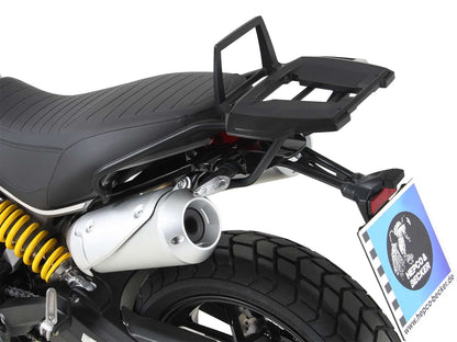 Hepco & Becker Alurack top case carrier black for Ducati Scrambler1100/Special/Sport (2018-2020)