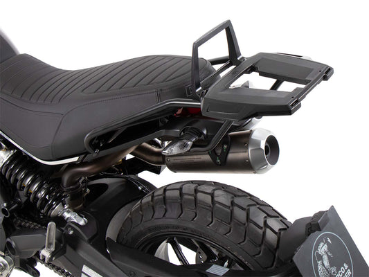 Hepco & Becker Alurack top case carrier black for Ducati Scrambler 1100 Dark Pro/Pro/Sport Pro (2021-2024)