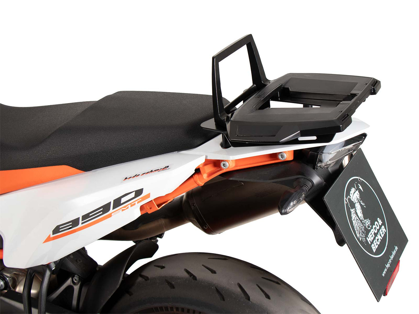Hepco & Becker Alurack topcasecarrier black for KTM 790 Adventure R (2019-)