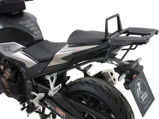 Hepco & Becker Alurack top case carrier anthracite/black for Honda CB 500 F (2019-2023)