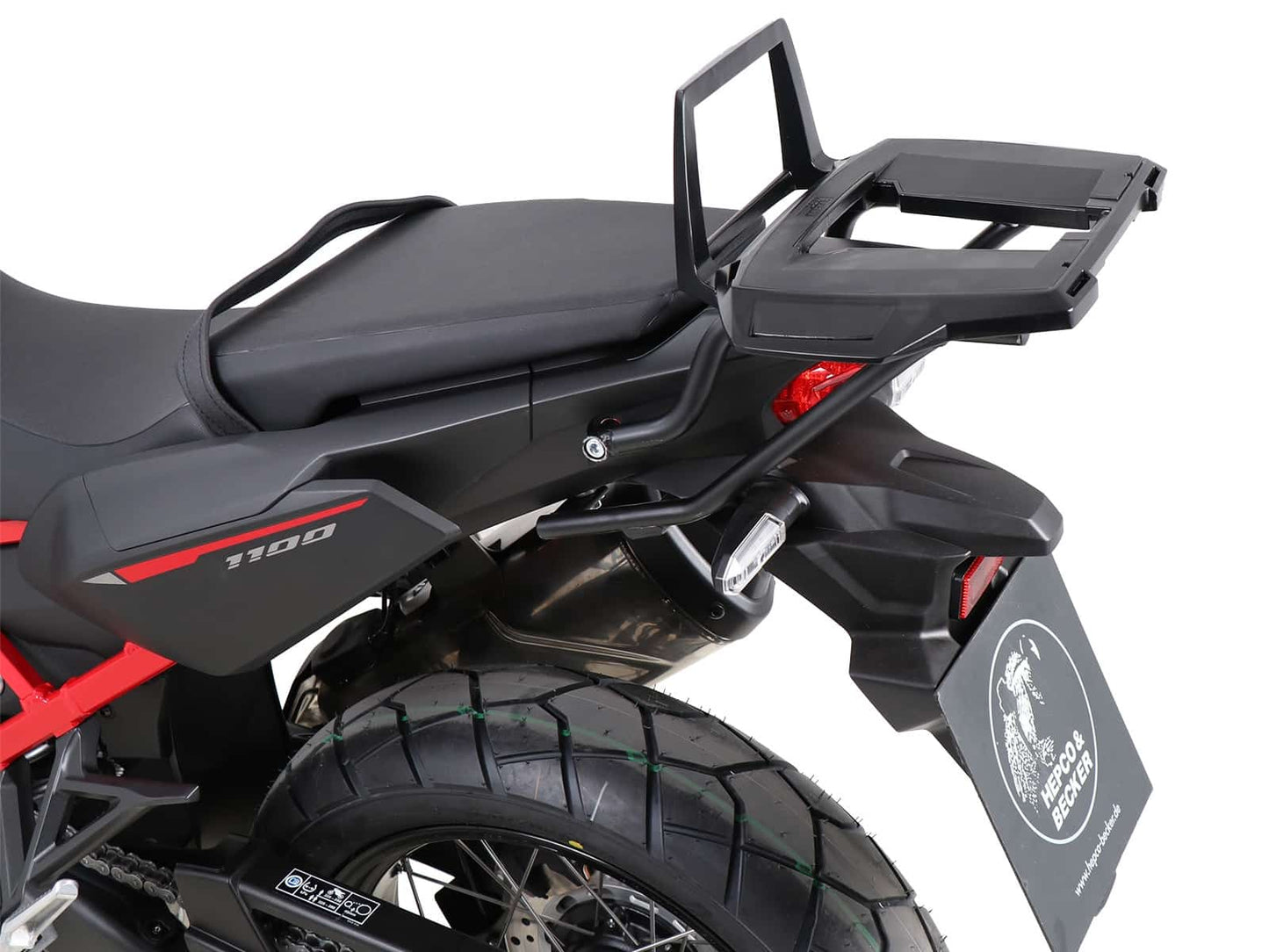 Hepco & Becker Alurack top case carrier black for Honda CRF 1100 L Africa Twin (2019-2021)