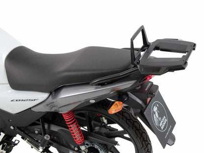 Hepco & Becker Alurack top case carrier black for Honda CB 125 F (2021-2025)