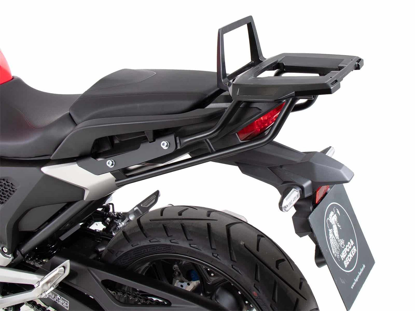 Hepco & Becker Alurack top case carrier black for Honda NC 750 X / DCT (2021-)