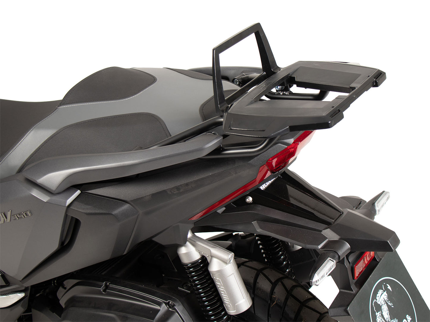 Hepco & Becker Alurack top case carrier black for Honda ADV 350 (2022-)