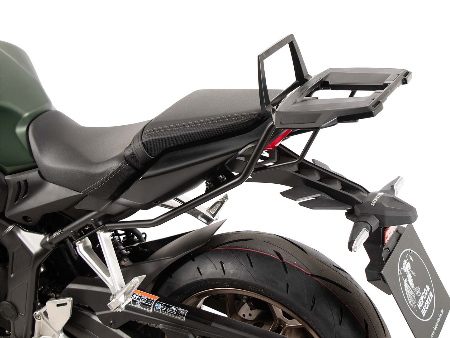 Hepco & Becker Alurack top case carrier black for Honda CB 650 R / E-Clutch (2024-)