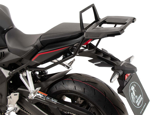 Hepco & Becker Alurack top case carrier black for Honda CBR 650 R / E-Clutch (2024-)