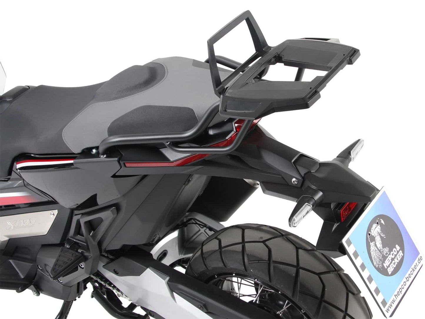 Hepco & Becker Alurack top case carrier black for Honda X-ADV (2017-2020)