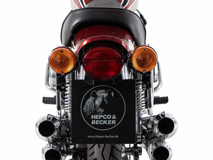 Hepco & Becker Sidecarrier permanent mounted chrome for Kawasaki Z 900 (1973-1976)/Z1000 A (1977-1978)
