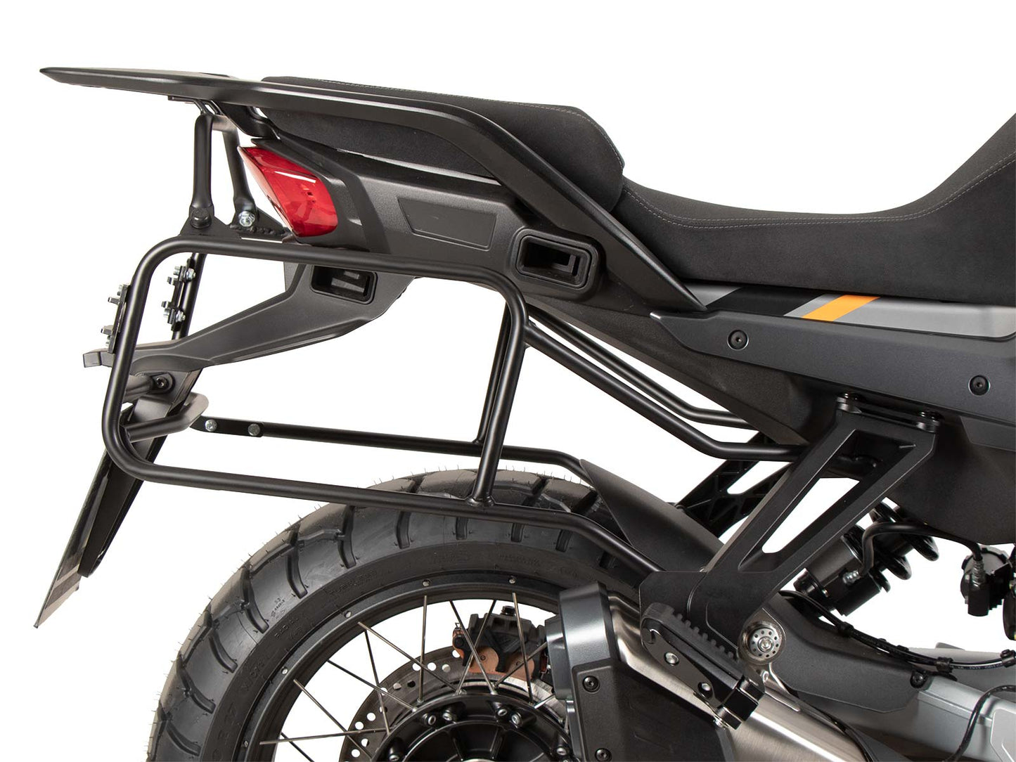Hepco & Becker Sidecarrier permanent mounted black for Moto Guzzi Stelvio (2024-)