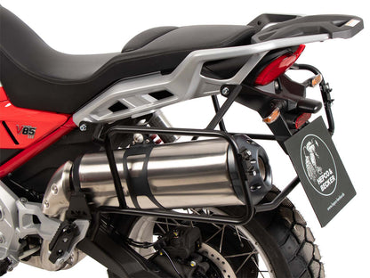 Hepco & Becker Sidecarrier permanent mounted black for Moto Guzzi V 85 TT / Strada / Travel (2024-)