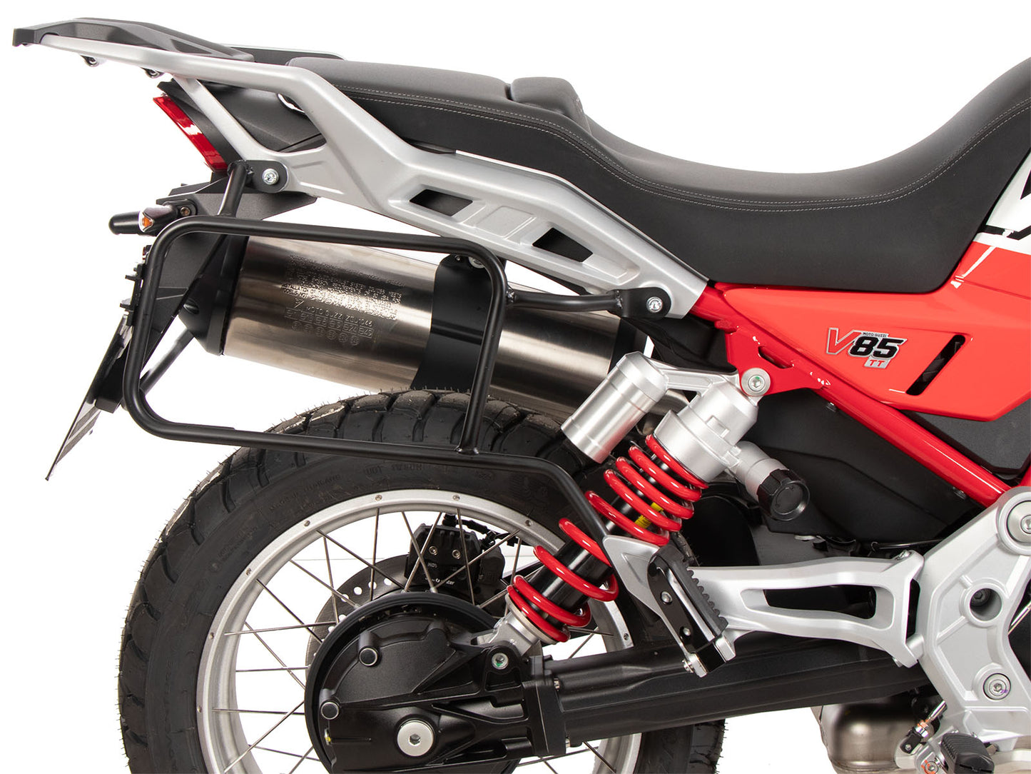 Hepco & Becker Sidecarrier permanent mounted black for Moto Guzzi V 85 TT / Strada / Travel (2024-)