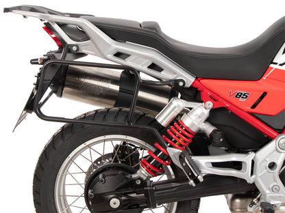 Hepco & Becker Sidecarrier permanent mounted black for Moto Guzzi V 85 TT / Strada / Travel (2024-)