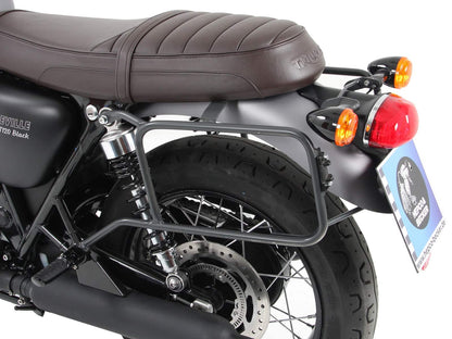 Hepco & Becker Sidecarrier permanent mounted black for Triumph Bonneville T 100/Black (2017-2025)